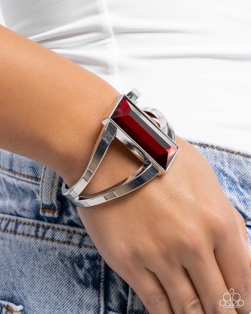 Pick-Me-Up Pizzazz - Red - Paparazzi Bracelet Image