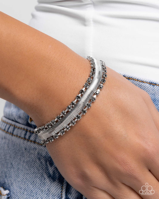 Radical Resolution - Silver - Paparazzi Bracelet Image