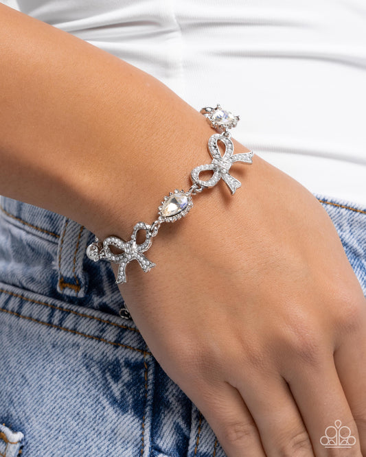 Coquette Caliber - White - Paparazzi Bracelet Image