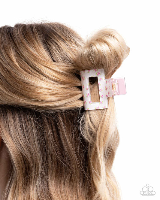 Petite Print - Pink - Paparazzi Hair Accessories Image