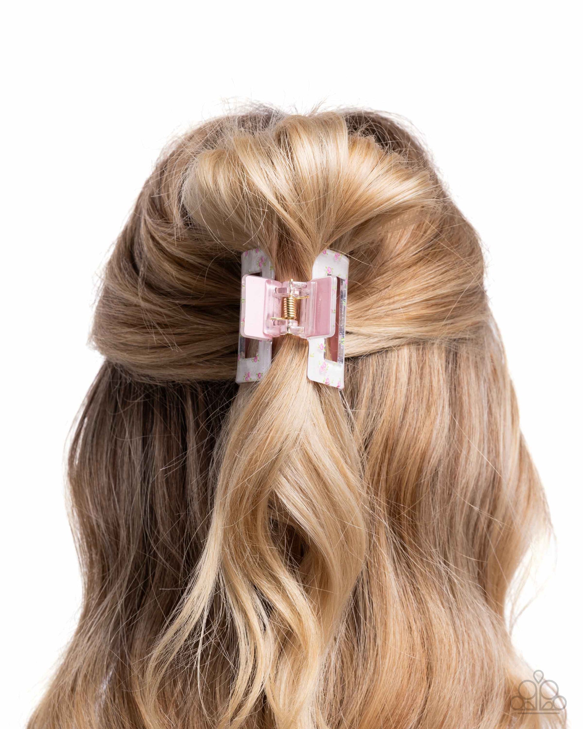 Petite Print - Pink - Paparazzi Hair Accessories Image
