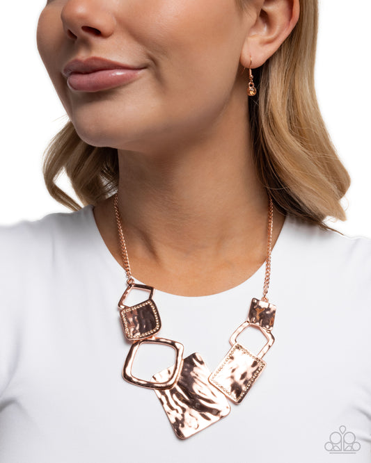 Layered Luxury - Copper - Paparazzi Necklace Image