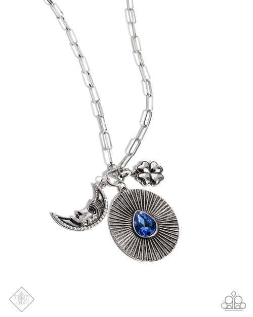 Stirring Season - Blue - Paparazzi Necklace Image