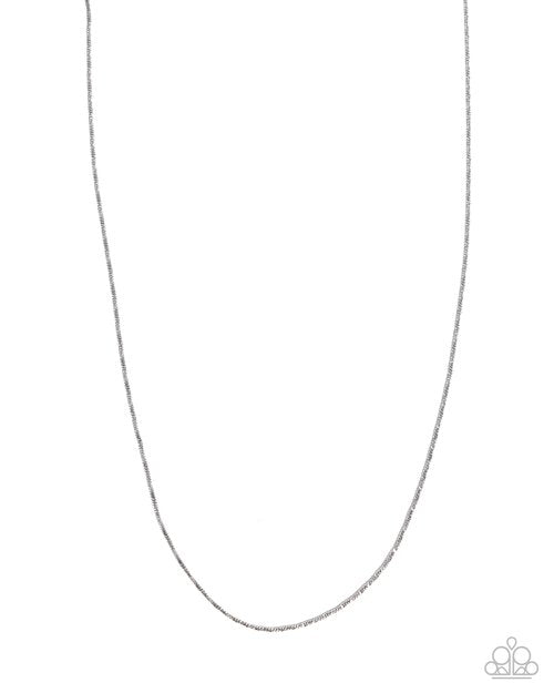Stainless Sentiment - Silver - Paparazzi Necklace Image