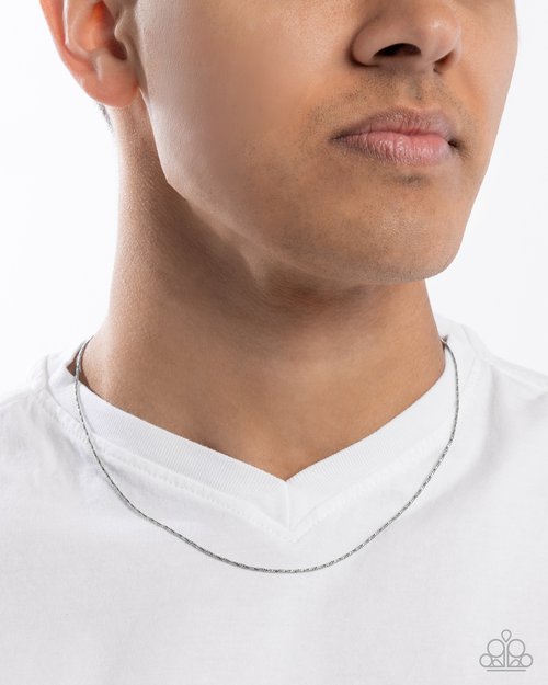 Stainless Sentiment - Silver - Paparazzi Necklace Image