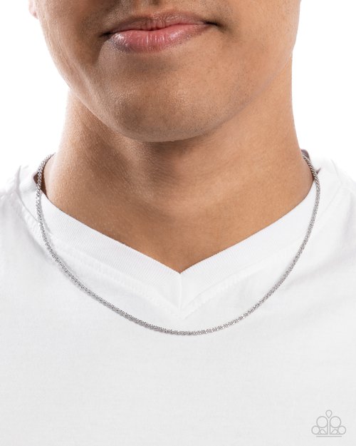 Stainless Souvenir - Silver - Paparazzi Necklace Image