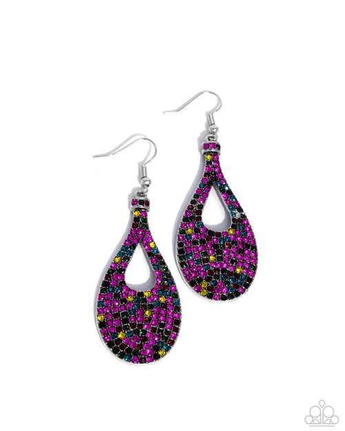 Teardrop Tremolo - Paparazzi Earring Image
