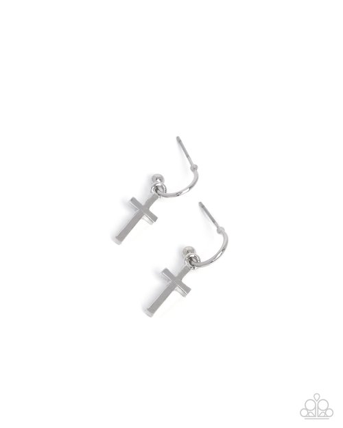 Daily Divinity - Silver - Paparazzi Earring Image