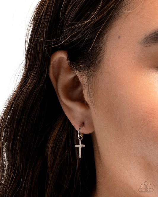 Daily Divinity - Silver - Paparazzi Earring Image
