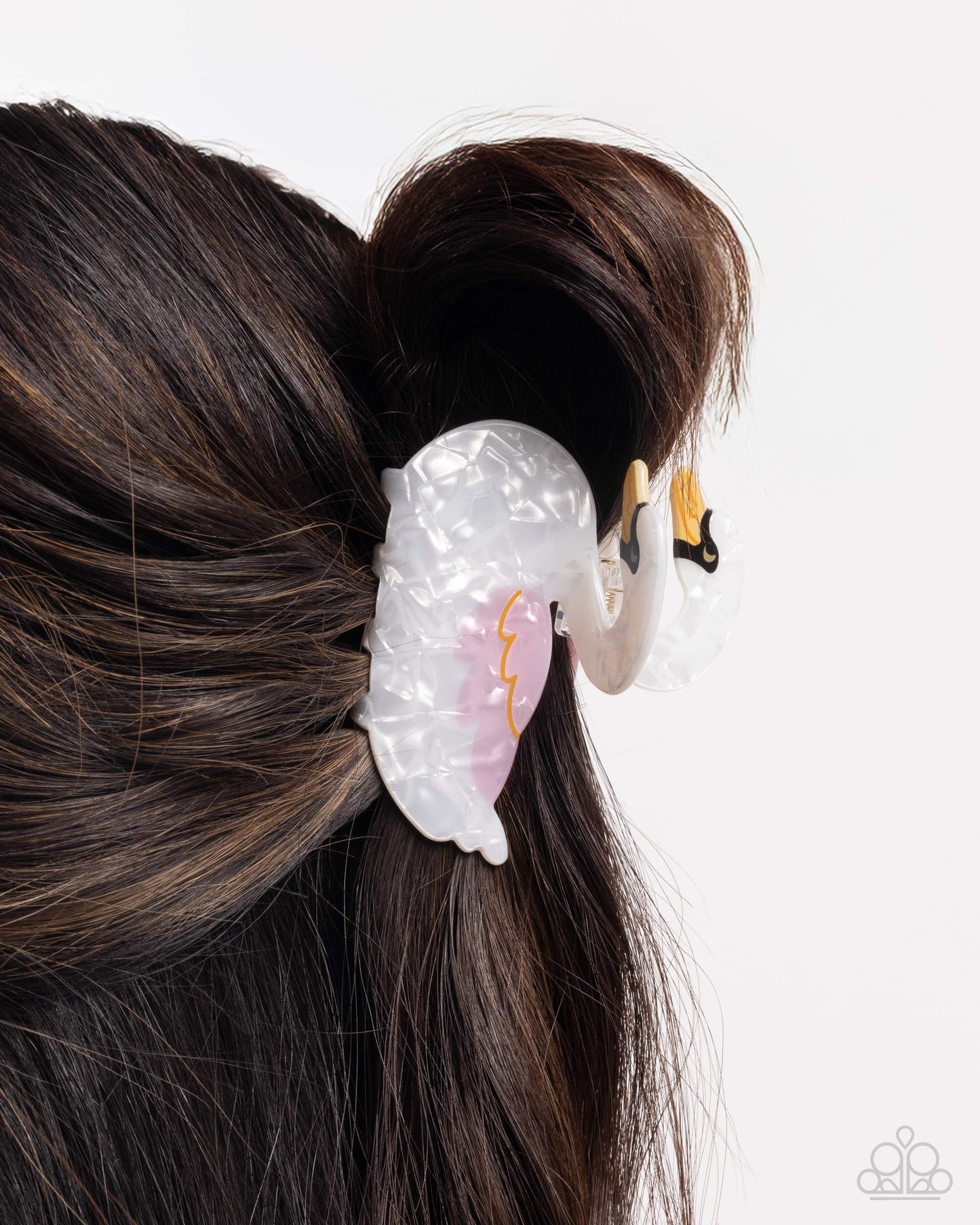 Swan Song - White - Paparazzi Hair Accessories Image