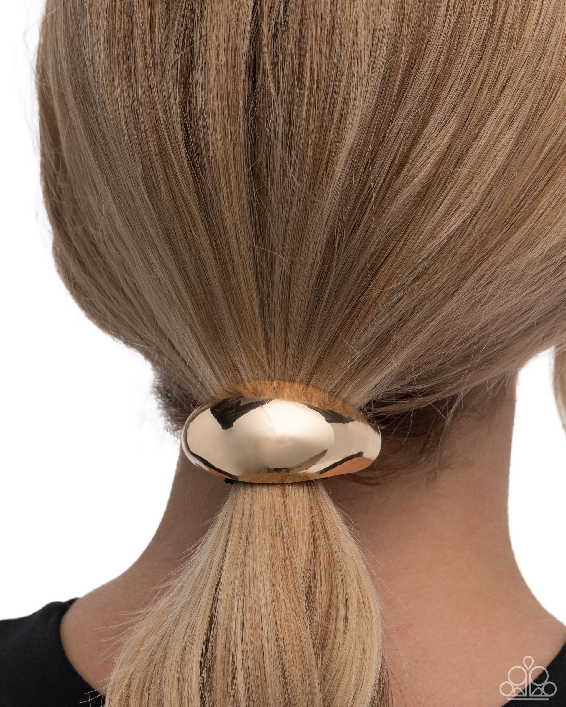 Striking Selfie - Gold - Paparazzi Hair Accessories Image
