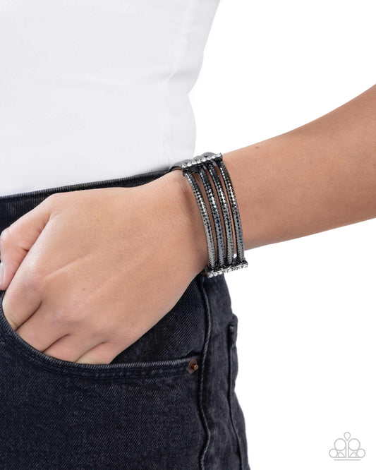 Teeming with Taste - Black - Paparazzi Bracelet Image