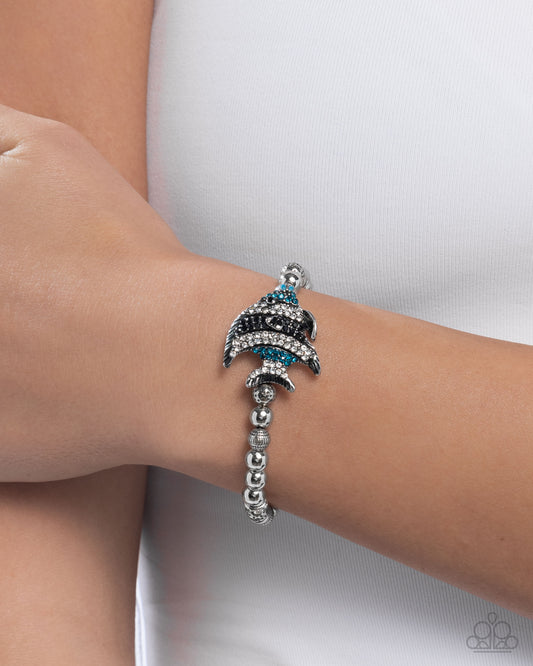Admirable Angelfish - Blue - Paparazzi Bracelet Image