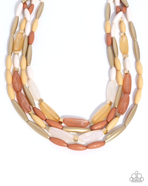 Milky Mambo - Paparazzi Necklace Image