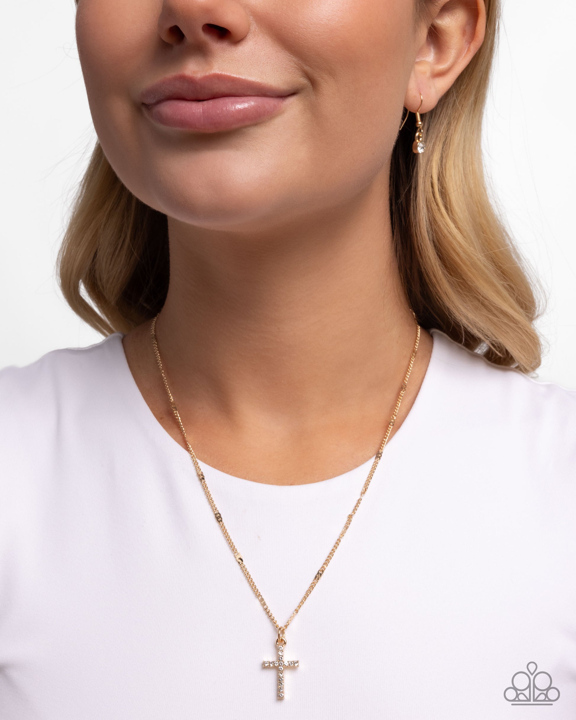 Endless Faith - Gold - Paparazzi Necklace Image