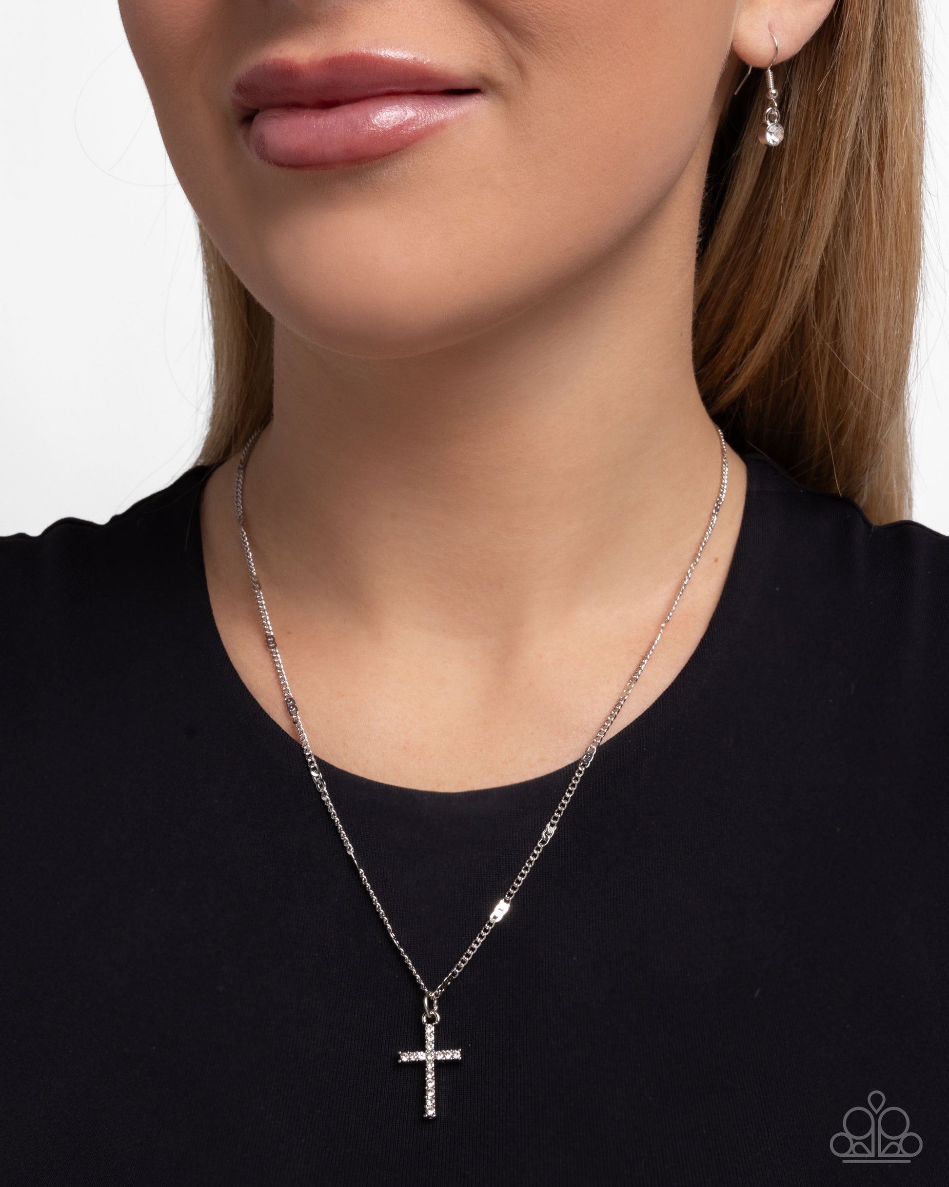 Endless Faith - White - Paparazzi Necklace Image