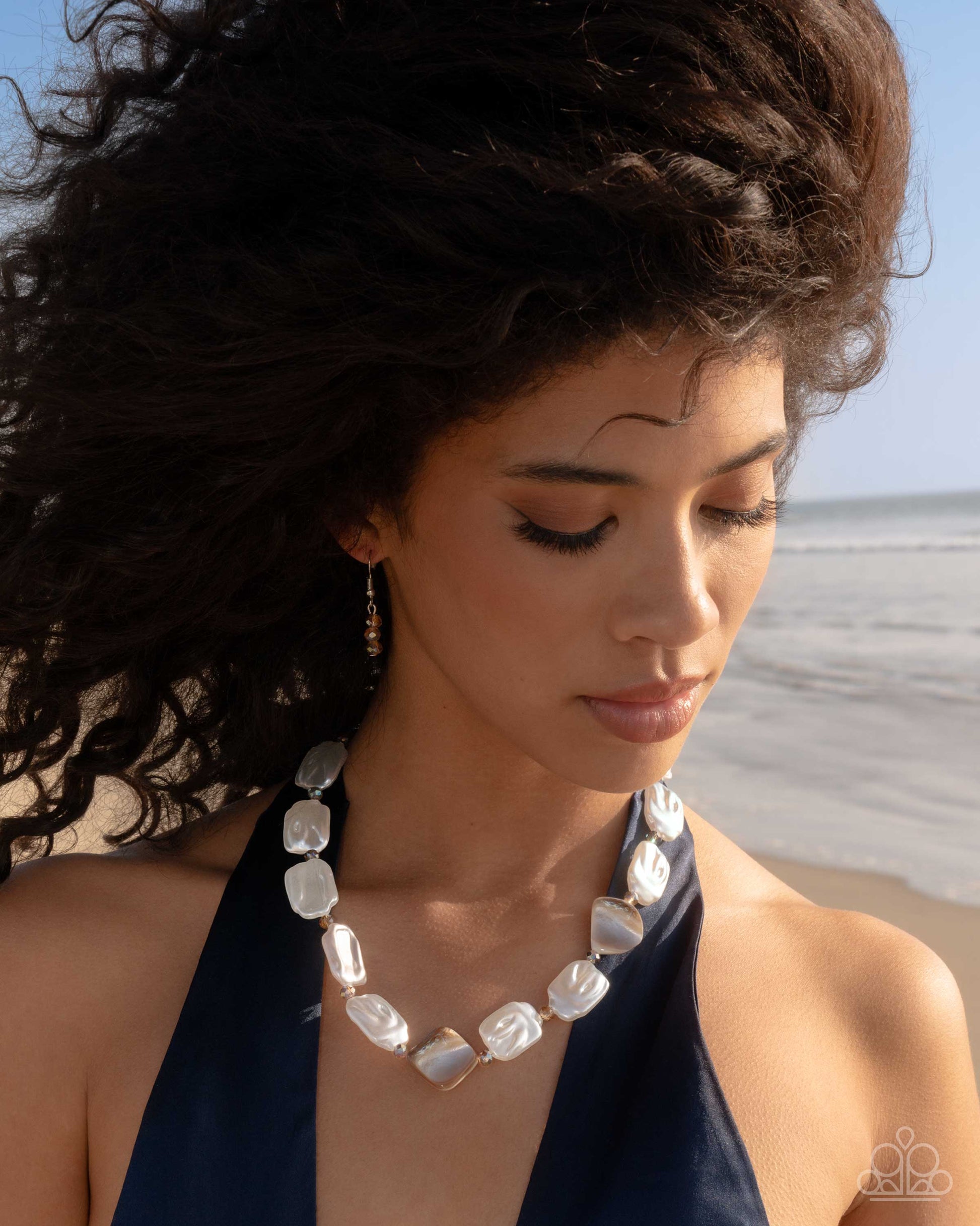 Crimped Collage - Paparazzi Necklace Image