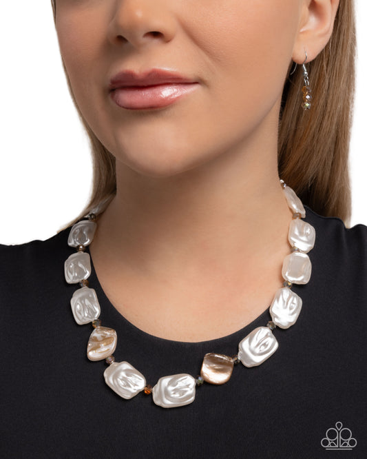 Crimped Collage - Paparazzi Necklace Image