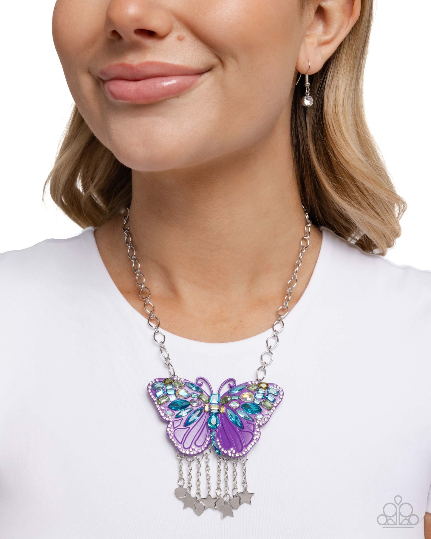 Mayoral Monarch - Purple - Paparazzi Necklace Image