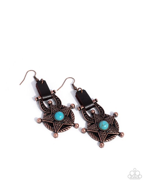 Western Warden - Paparazzi Earring Image
