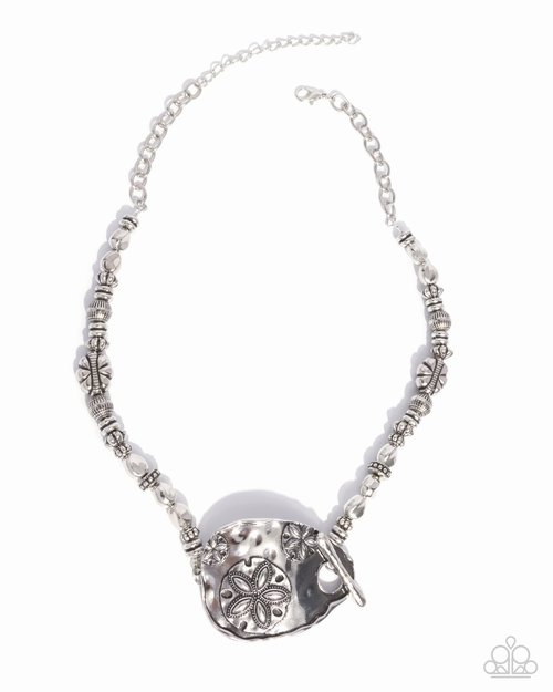 Sand Dollar Statement - Paparazzi Necklace Image