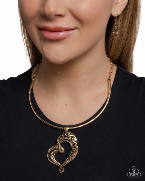 Concentric Courtship - Paparazzi Necklace Image