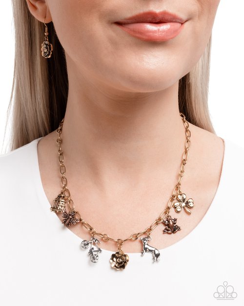 Storyteller Sheen - Paparazzi Necklace Image