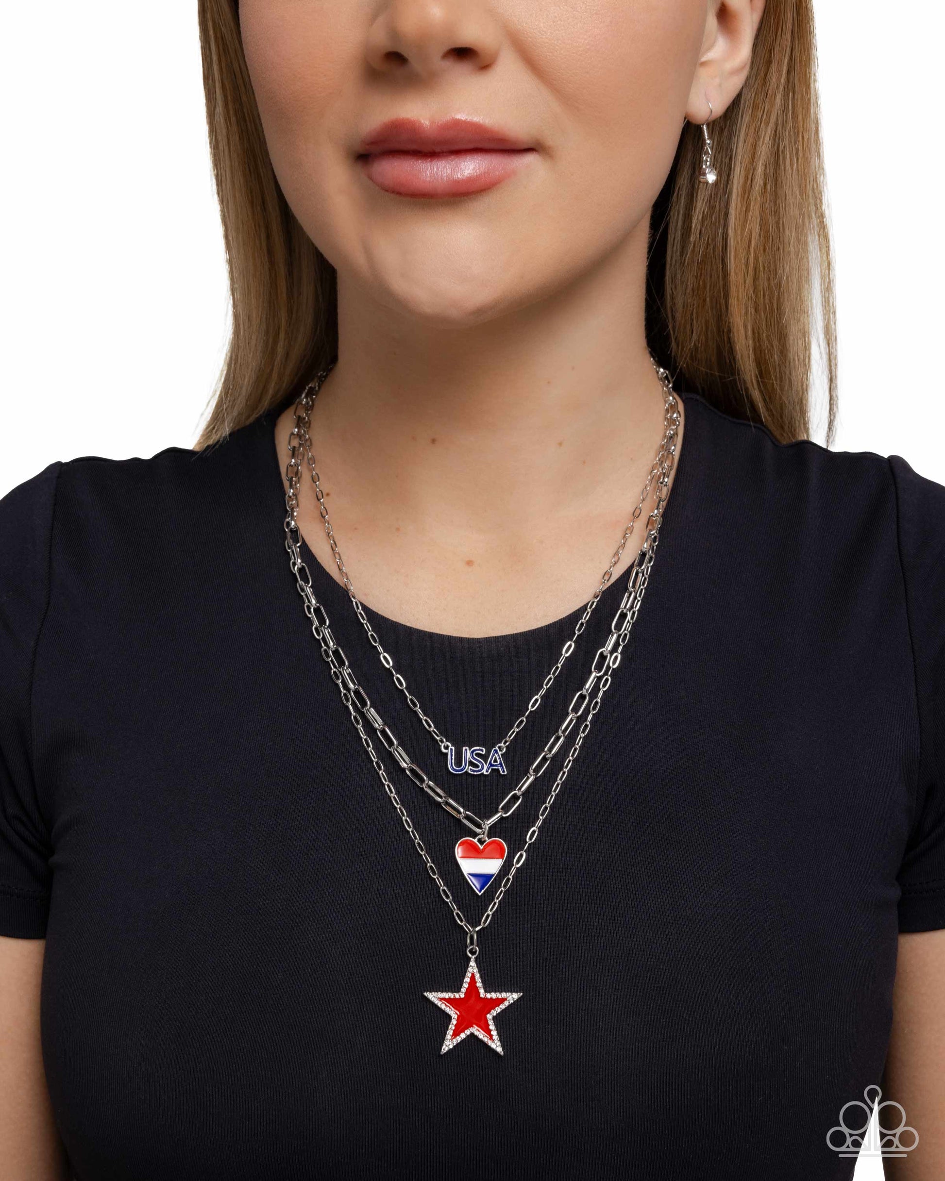 Unforgettable USA - Paparazzi Necklace Image