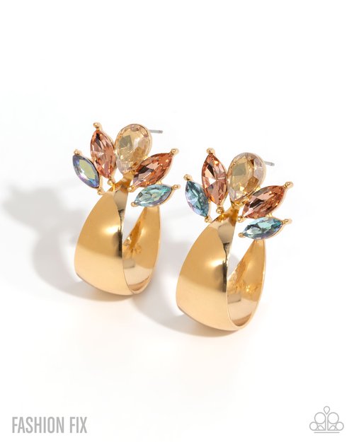 Bequeathed Brilliance - Paparazzi Earring Image