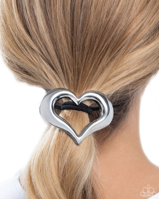 Cupid Call - Silver - Paparazzi Hair Accessories Image