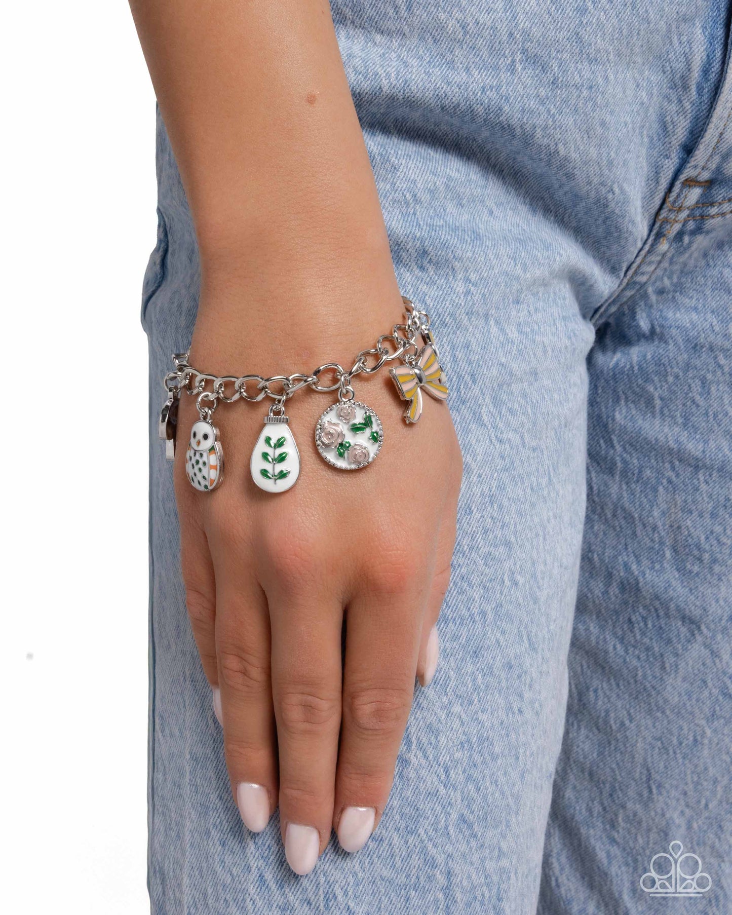 Complex Charms - Yellow - Paparazzi Bracelet Image