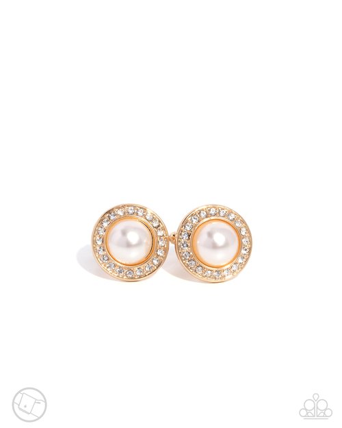 Protective Pearls - Gold - Paparazzi Bracelet Image