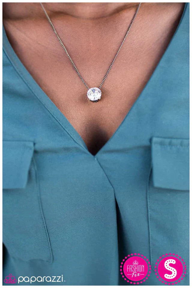 Paparazzi Necklace ~ What A Gem - Black