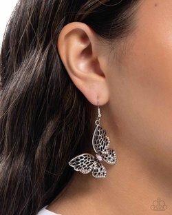 Fresh Flutter - Paparazzi Earring Image