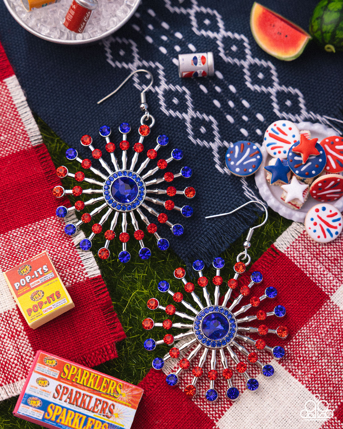 Fierce Firework - Paparazzi Earring Image