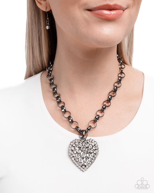 Heartfelt Havana - Black - Paparazzi Necklace Image