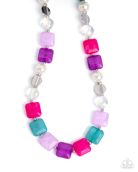 Continuous Cubes - Complete Look - Pink - Paparazzi Product Image