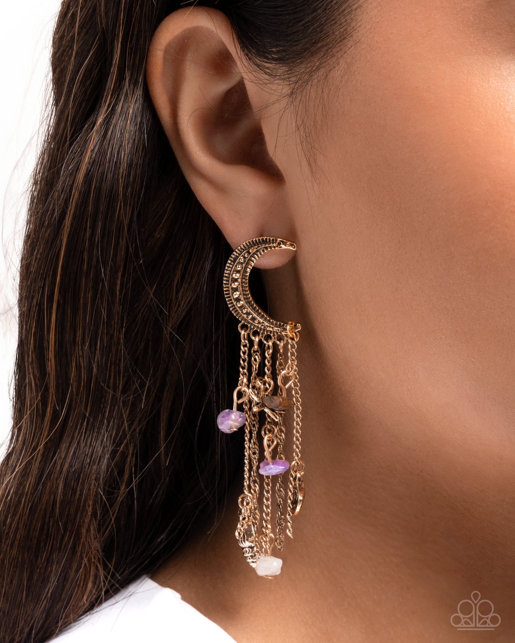 Crescent Call - Paparazzi Earring Image