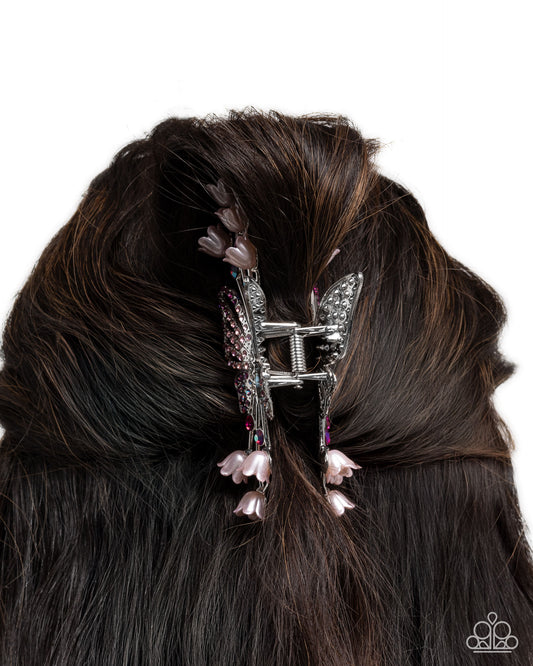 Fluttering French - Pink - Paparazzi Hair Accessories Image