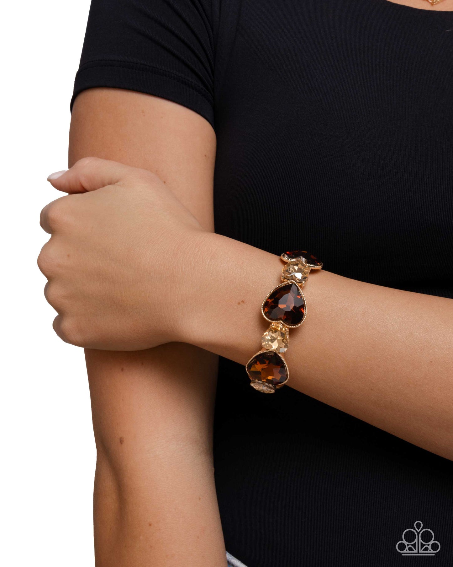 Heart Habit - Brown - Paparazzi Bracelet Image