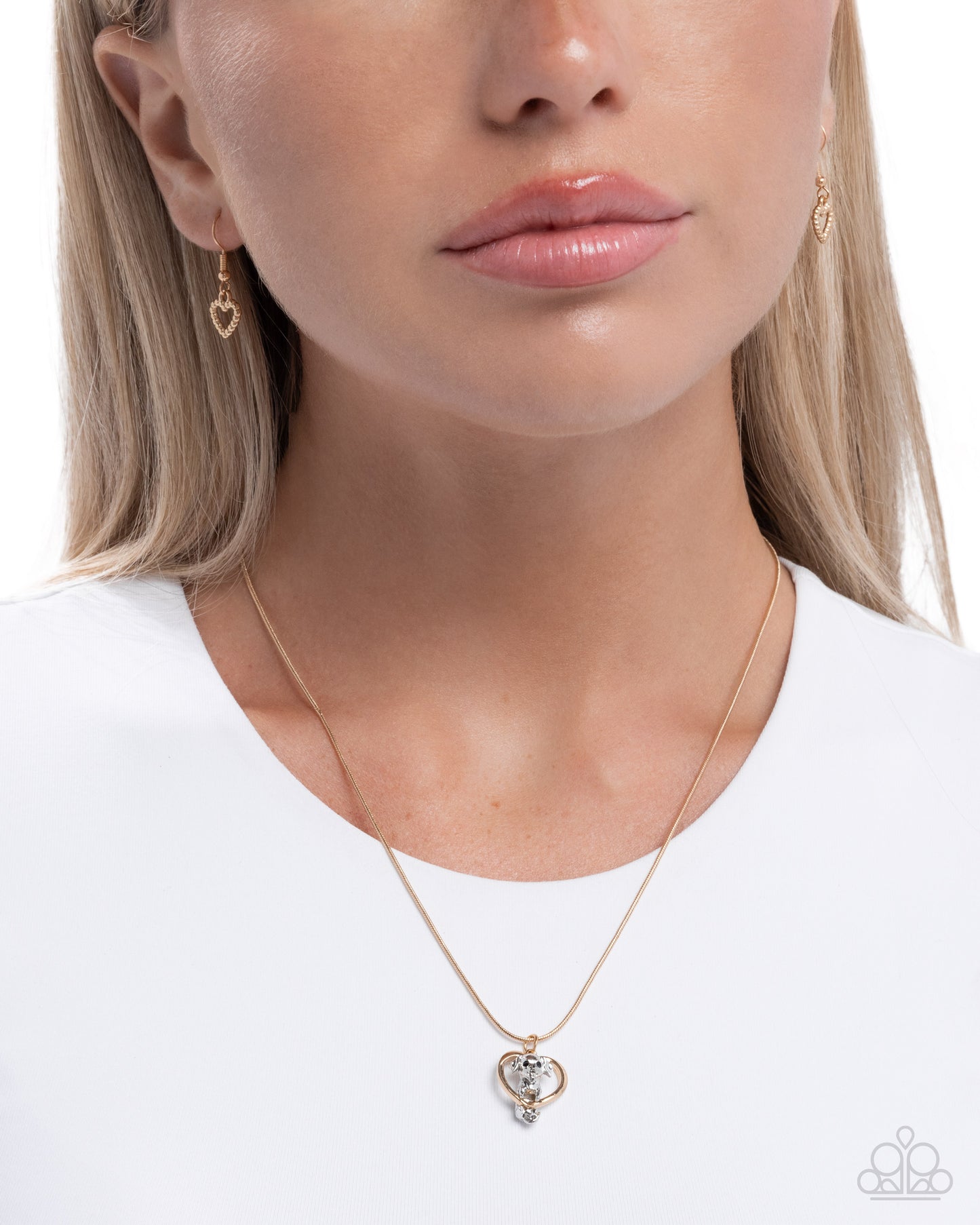 Delightful Dog - Gold - Paparazzi Necklace Image