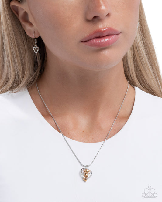 Delightful Dog - Silver - Paparazzi Necklace Image