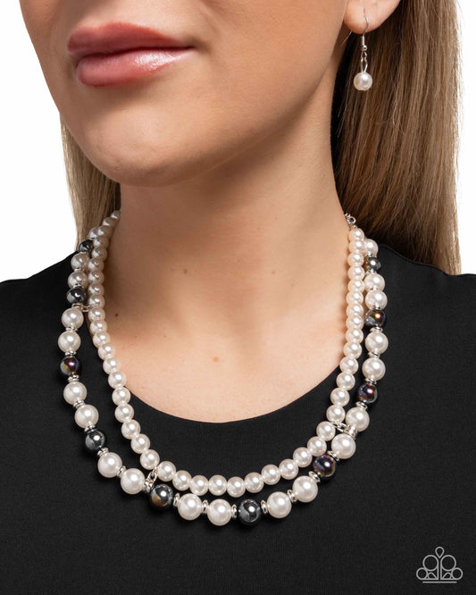 Pearl Pageantry - Purple - Paparazzi Necklace Image