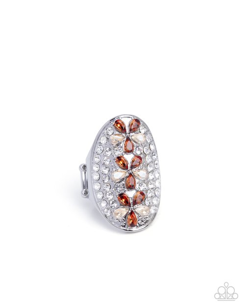 Linear Lush - Brown - Paparazzi Ring Image