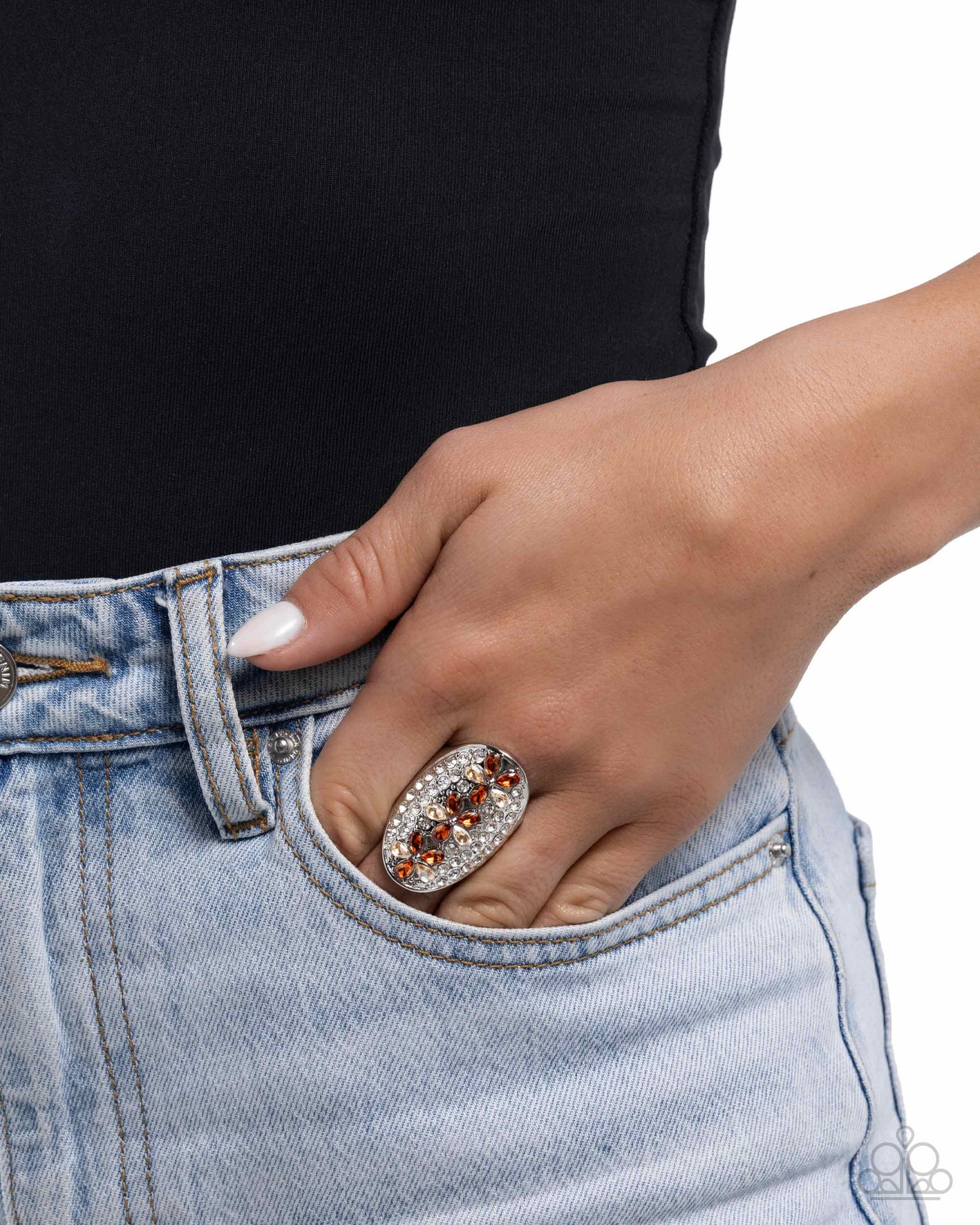 Linear Lush - Brown - Paparazzi Ring Image