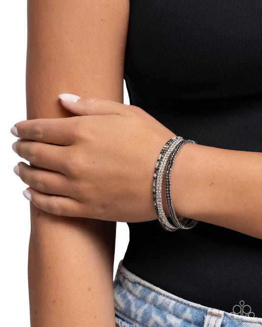 Tolerable Twinkle - Black - Paparazzi Bracelet Image