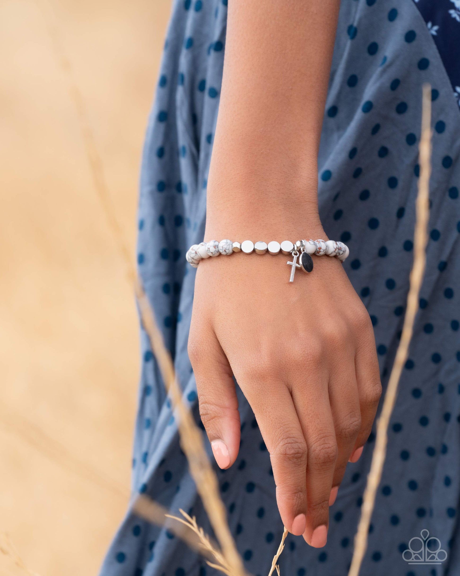 Devout Debut - White - Paparazzi Bracelet Image