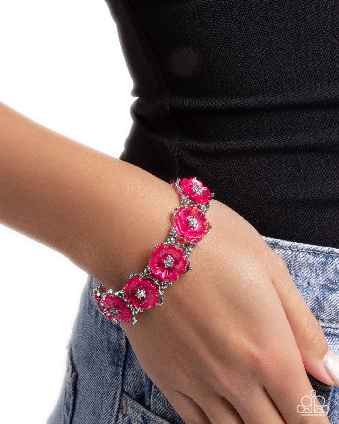 Floral Facility - Pink - Paparazzi Bracelet Image