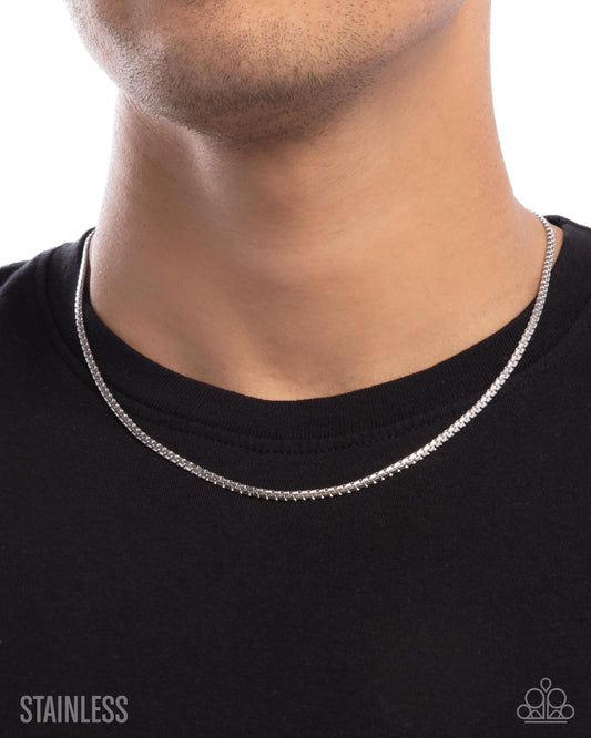Stainless Season - Paparazzi Necklace Image