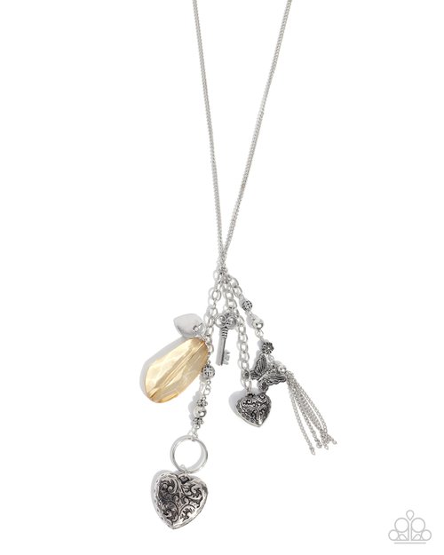 Timeless Transparency - Brown - Paparazzi Necklace Image